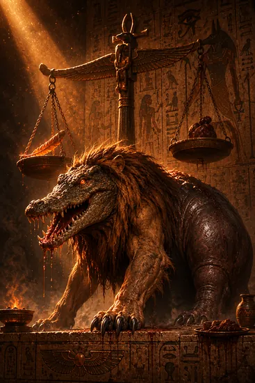 Arte da carta Ammit