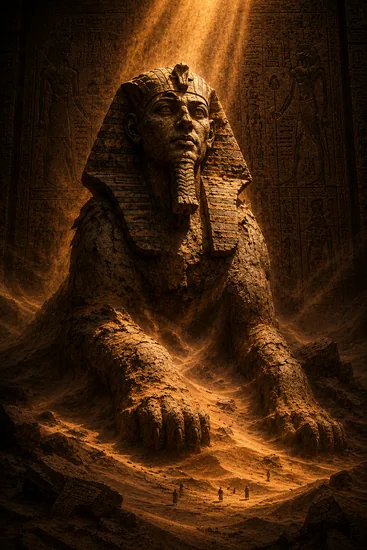 Arte da carta Grande Esfinge