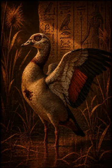Arte da carta Ganso do Nilo