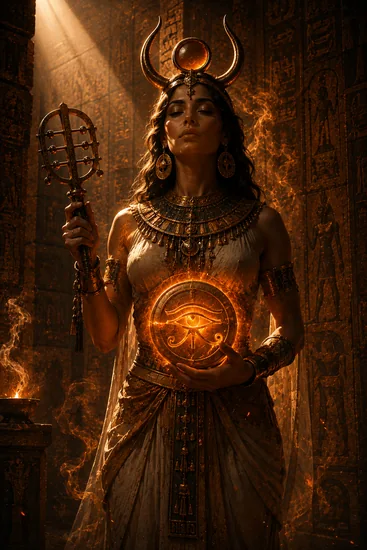 Arte da carta Hathor