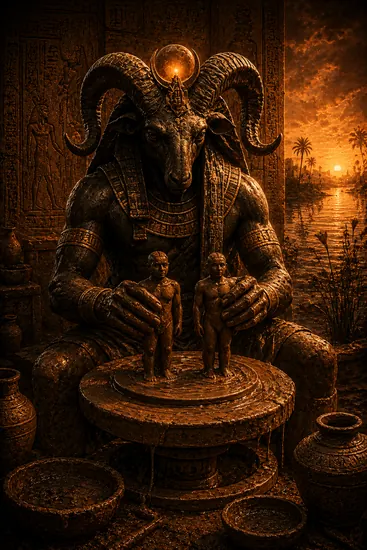 Arte da carta Khnum