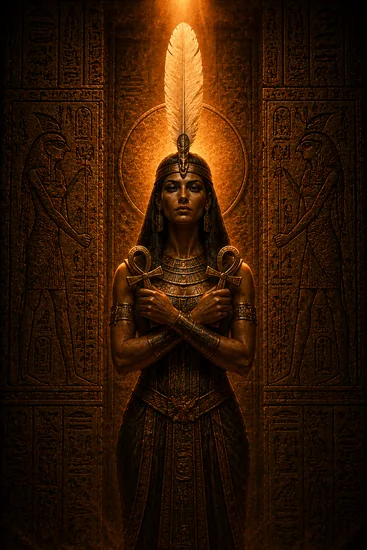 Arte da carta Maat