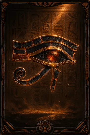 Arte da carta Olho de Hórus