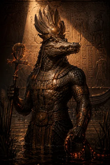 Arte da carta Sobek