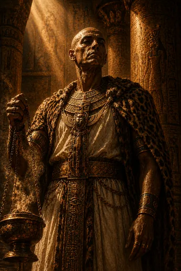 Arte da carta Sumo Sacerdote de Amon
