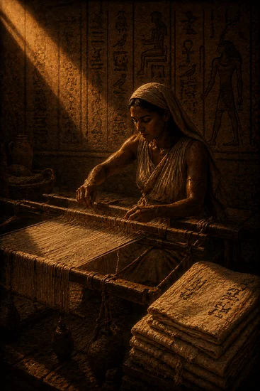 Arte da carta Tecelã de Linho