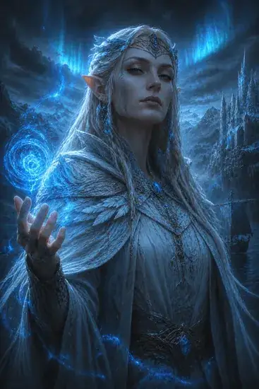 Arte da carta Elfo da Luz