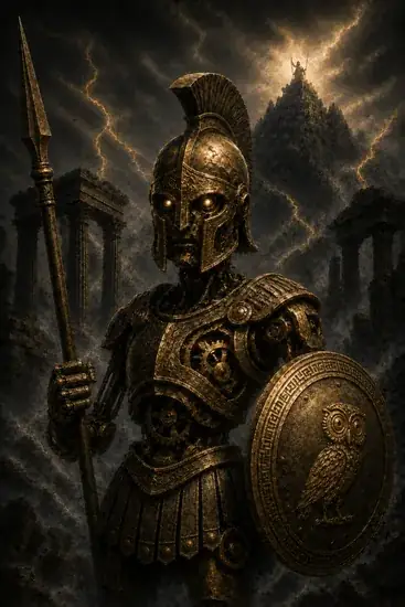 Arte da carta Autômato de Bronze
