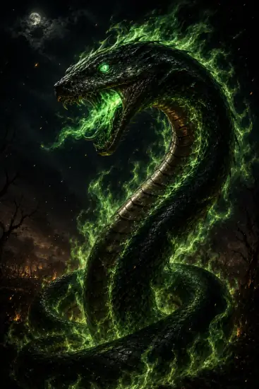 Arte da carta Boitatá