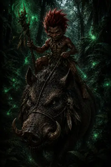 Arte da carta Caipora