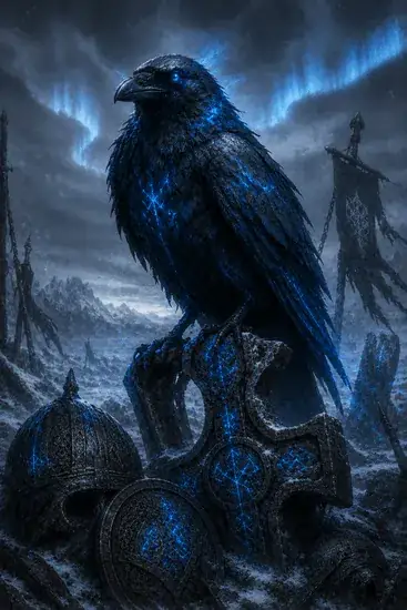 Arte da carta Corvo de Batalha