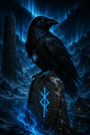 Arte da carta Corvo do Norte