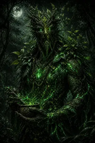 Arte da carta Guardião das Ervas
