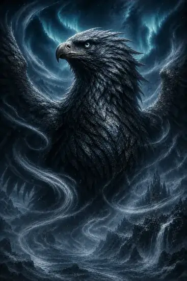 Arte da carta Hræsvelgr