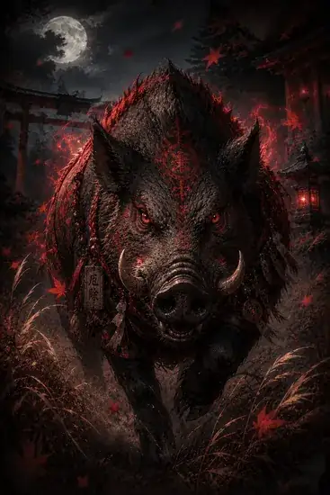 Arte da carta Inoshishi