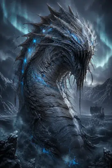 Arte da carta Verme de Niflheim