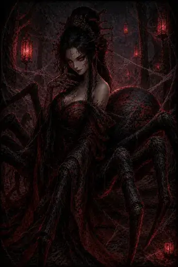 Arte da carta Jorogumo