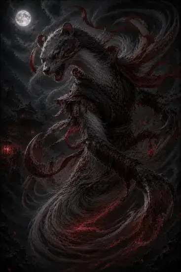 Arte da carta Kamaitachi