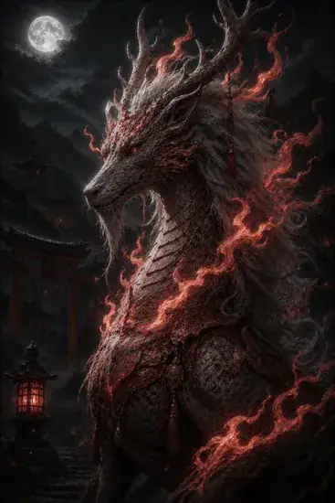 Arte da carta Kirin