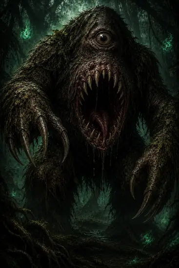 Arte da carta Mapinguari