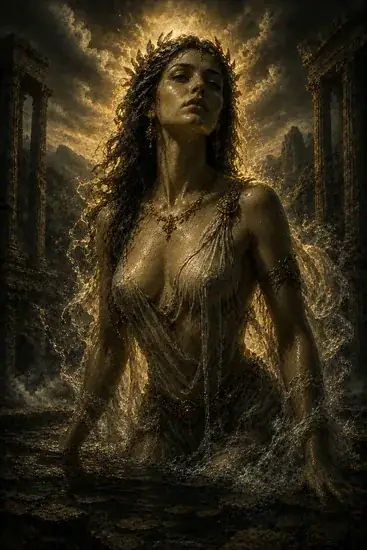 Arte da carta Náiade