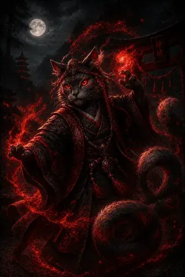 Arte da carta Nekomata