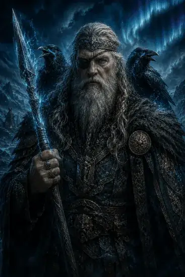 Arte da carta Odin