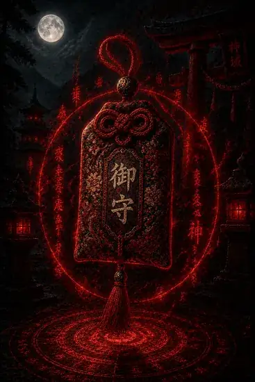 Arte da carta Omamori
