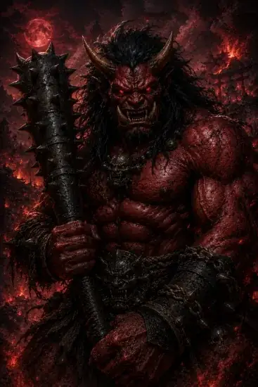 Arte da carta Oni
