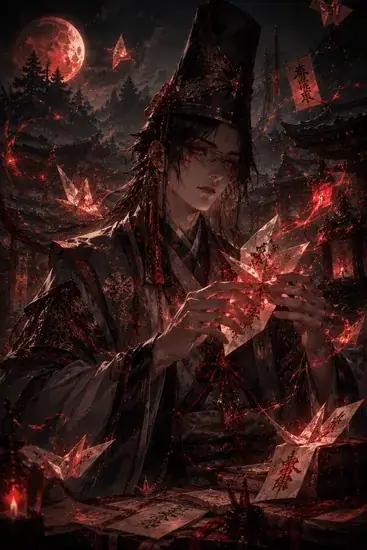 Arte da carta Onmyoji