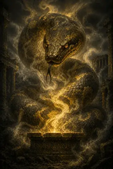 Arte da carta Píton