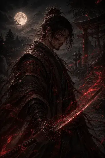 Arte da carta Ronin
