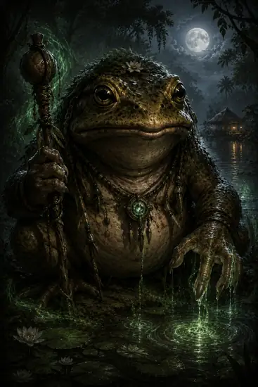 Arte da carta Sapo-Cururu