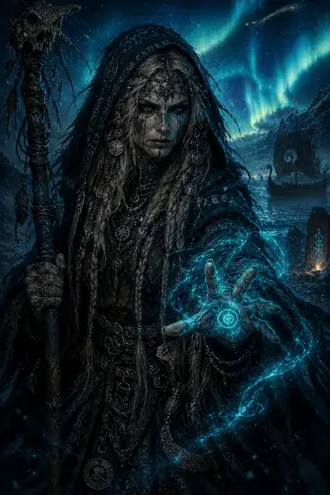 Arte da carta Seiðkona