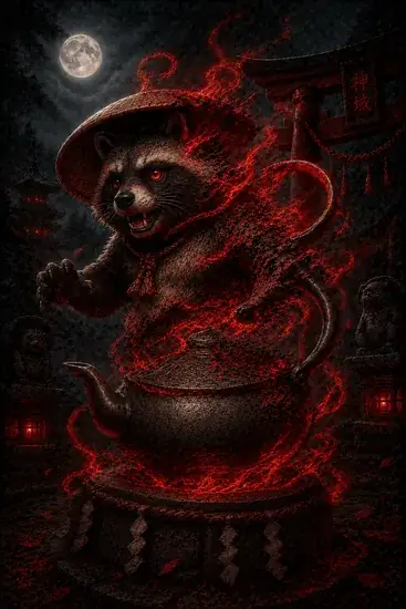 Arte da carta Tanuki Transmutador