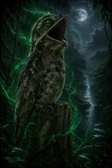 Arte da carta Urutau
