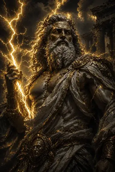 Arte da carta Zeus